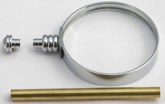 [MMG1CH] Magnifying Glass Chrome 2 1/2"