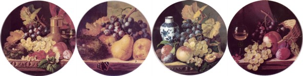  Old Masters Fruit Set of 4 (150mm)