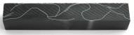 [PBABPWR] Acrylic Pen Blank Black Pearl White Ribbon