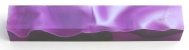 [PBAPBWR] Acrylic Pen Blank Purple With Black and White Ribbon