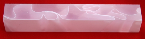 [PBAPPWR] Acrylic Pen Blank Pink Pearl with White Ribbon