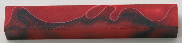 [PBARBWR] Acrylic Pen Blank Red , Black & White Ribbon