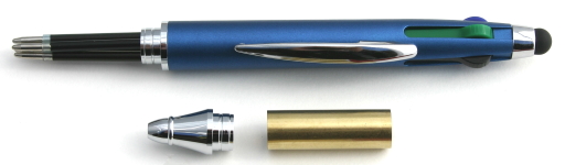 [PENMCSBLUE] Multi Colour Pen Kit Blue & Chrome