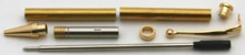 [PENMD] Pen Kit Twist Mechanism with Gold Plated Ball Clip