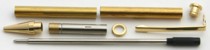 [PENMG] Pen Kit Twist Mechanism with Gold Plated Clip