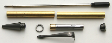 [PENSLEFGM] Economical Flowline Pen Kit Twist Gold