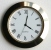 [QC60MWRG] Clock 60mm White Face Roman Numerals