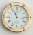 [QC56MWRG] Insert Clock 56mm White Roman Gold Bezel