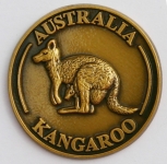 [SCARKG] Souvenir Coin Australia Red Kangaroo Antique Gold