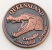 [SCQCB] Souvenir Coin Queensland Crocodile Antique Bronze
