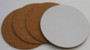 Cork self adhesive 152mm  diameter  PKTS of 4