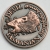 SCTDB Souvenir Coin Tasmanian Devil Antique Bronze