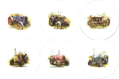 Vintage Tractors 2 Set of 6 (150)
