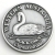 SCWABSS Souvenir Coin West Aust Black Swan Antique Silver