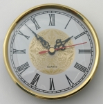 [WIC130CGGR] Clock 130mm Gold Face Roman Numerals