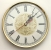 [WIC130CGIR] Clock 130mm Ivory Face Roman Numerals