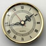 [WIC70IR] Clock 70mm Ivory Face Roman Numerals