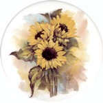  Sun Flowers Single (90mm)