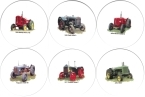 [T VIN TRAC4 B150] Vintage Tractors Set of 6 (150mm)