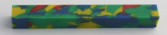 [PBA15BGRY] Acrylic Pen Blank 15x15x130mm Blue, Green, Red & Yellow