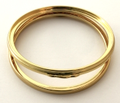 [HBLRG80] Round Box Hinge Gold 80mm  